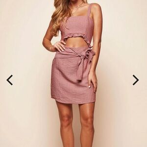 Selfie Leslie Rust dress NWT